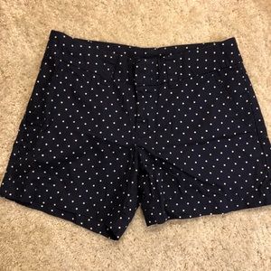 Navy PolkaDot Shorts